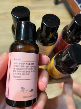 아미니 플라워 테라피 바디워시  5종키트 — 4점을 준 리뷰어가 2021년 1월 올린 사용 사진
