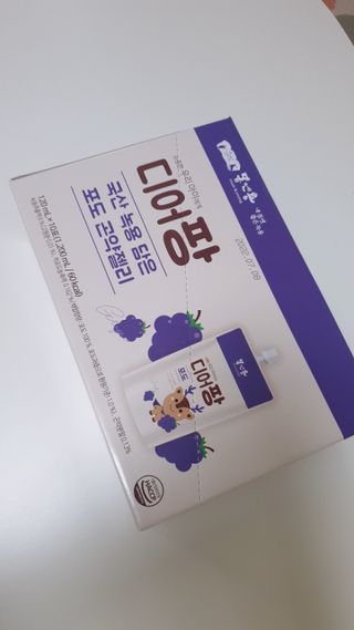 [몸엔용] 우리 아이 건강간식, 달콤한 녹용곤약젤리 디어팡 4종 — 5점을 준 리뷰어가 2021년 8월 올린 사용 사진