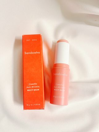 스킨큐어 산다화 카멜리아 안티 링클 멀티밤 — 4.5점을 준 리뷰어가 2023년 2월 올린 사용 사진