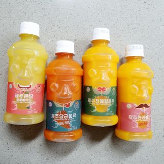 탐라원 제주의 맛, 몬딱주스 4종세트 - 한라봉몬딱주스, 천혜향몬딱주스, 청귤에이드, 당근몬딱주스 — 5점을 준 리뷰어가 2021년 8월 올린 사용 사진