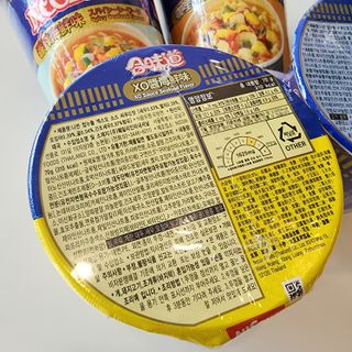 NISSIN 닛신 컵누들  4종 - 씨푸드오리지날, 씨푸드 스파이시, 씨푸드 커리, 씨푸드 XO소스 — 4점을 준 리뷰어가 2022년 11월 올린 사용 사진