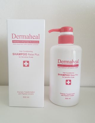 더마힐 헤어 컨디셔닝 샴푸 500ml 3종 중 택1 — 5점을 준 리뷰어가 2021년 4월 올린 사용 사진