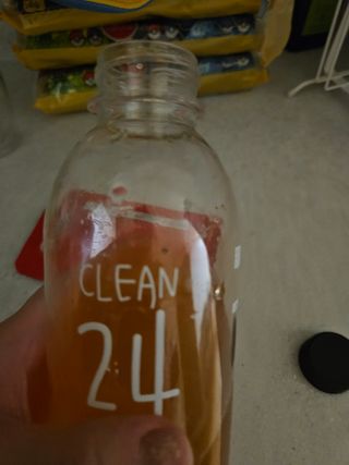 클린24시간 레드박스 1BOX(5포) + 전용보틀(500ml) — 5점을 준 리뷰어가 2024년 1월 올린 사용 사진