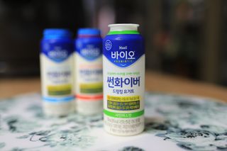 LIVE 매일바이오 썬화이버 드링킹 요거트 — 4.5점을 준 리뷰어가 2022년 8월 올린 사용 사진