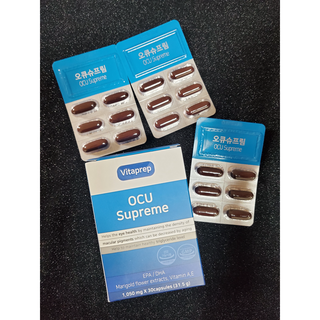 뉴트리션팩토리 비타프렙 오큐슈프림 루테인 오메가3 1050mg — 5점을 준 리뷰어가 2021년 10월 올린 사용 사진