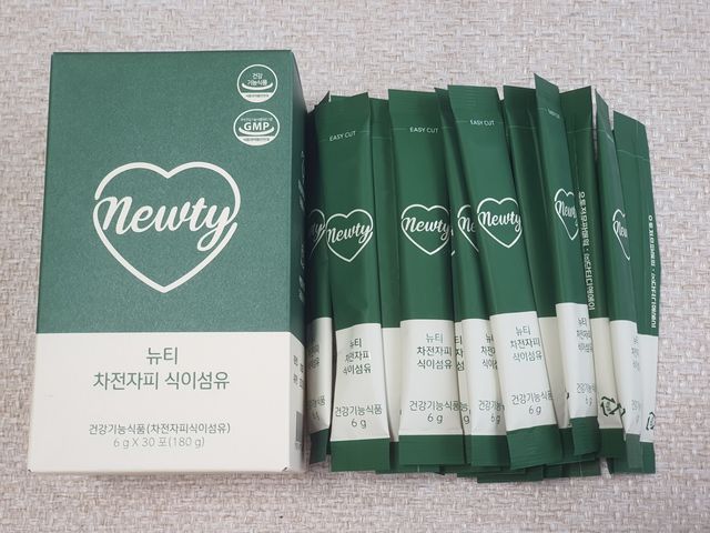 뉴티 차전자피 식이섬유 리뷰 사진