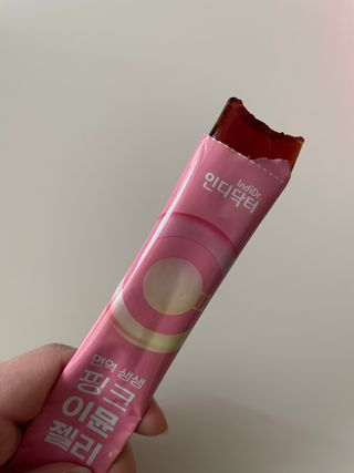 [인디닥터] 면역 생생 핑크 이뮨 젤리 — 5점을 준 리뷰어가 2022년 5월 올린 사용 사진