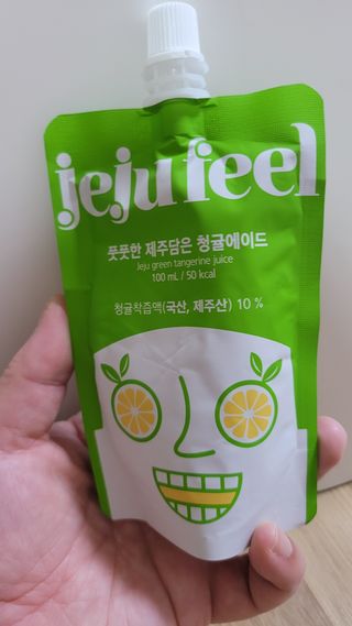 JEJUFEEL 풋풋한 제주담은 청귤에이드 — 5점을 준 리뷰어가 2022년 10월 올린 사용 사진