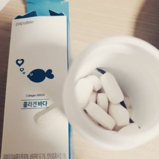 파파비오랩 승무원 콜라겐 콜라겐바다 — 4점을 준 리뷰어가 2020년 12월 올린 사용 사진