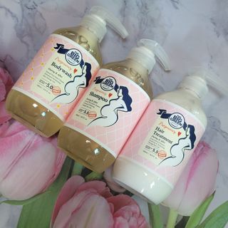 빅그린 임산부 전용라인 3종세트 - 샴푸500ml,트리트먼트500ml,바디워시500ml — 5점을 준 리뷰어가 2022년 8월 올린 사용 사진