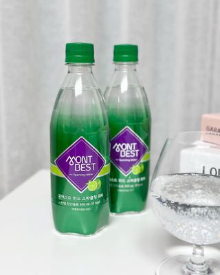 몽베스트 Montbest with Sparkling water Lime20병 — 5점을 준 리뷰어가 2022년 10월 올린 사용 사진