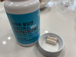 아이비웰니스 아이비 혈당엔 브이디엑스 VDX, 60정, 1개 — 4.5점을 준 리뷰어가 2024년 11월 올린 사용 사진