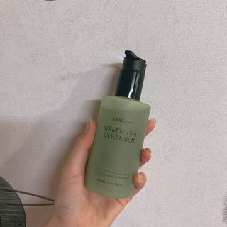 프리마인 메이크업과 들뜨는 각질까지 한방에 깐달걀로! 순하기까지한 셀베이스 그린티클렌저(200ml) — 5점을 준 리뷰어가 2023년 5월 올린 사용 사진