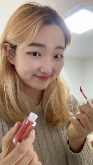 MF[밀리밀리] 프로틴 벨벳 립 플럼퍼 5종 — 5점을 준 리뷰어가 2024년 3월 올린 사용 사진