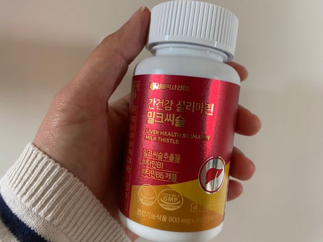 간건강 실리마린 밀크씨슬 800mg, 60정 리뷰 사진
