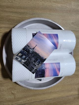 부직포나라 중금속유해물질ZERO 뜯어쓰는 주방 일회용수세미 60매 2매 — 4점을 준 리뷰어가 2022년 10월 올린 사용 사진