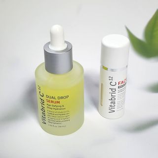 Free [비타브리드]피부를 위한 비타민C 조합! 비타브리드C12 듀얼 드롭 세럼&페이스 브라이트닝+ — 5점을 준 리뷰어가 2023년 10월 올린 사용 사진