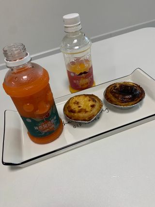 디앙뜨 포르투갈 에그타르트 오리지널 맛+패션후르츠+초콜릿타르트 맛 중 택1 — 5점을 준 리뷰어가 2021년 7월 올린 사용 사진