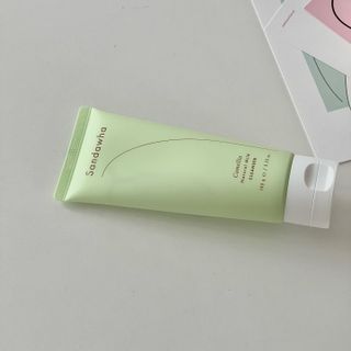 스킨큐어 산다화 울트라 젠틀 약산성 세안제 — 5점을 준 리뷰어가 2022년 8월 올린 사용 사진