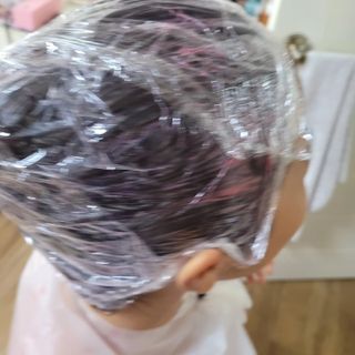 [유니프] 헤어 샤이니 핑크 컬러 트리트먼트 500g — 5점을 준 리뷰어가 2023년 10월 올린 사용 사진