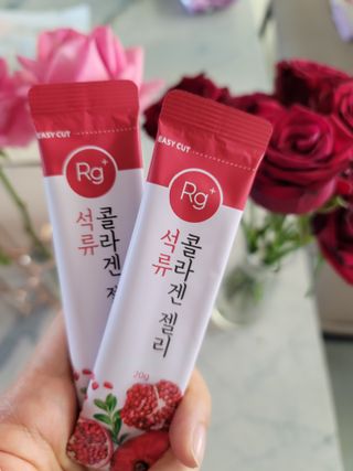 함초록 Rg+ 석류콜라겐젤리 — 5점을 준 리뷰어가 2021년 4월 올린 사용 사진