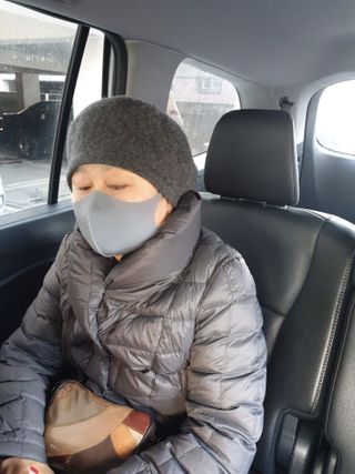 [에이블밤부] 리퓨어 쿠퍼 마스크 10color — 5점을 준 리뷰어가 2021년 2월 올린 사용 사진