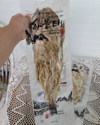 [오늘바스켓] 용대리 손질하늘태 130g — 5점을 준 리뷰어가 2021년 5월 올린 사용 사진