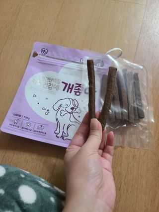 My Pet Care 천연단백질 치아건강에 개좋아 — 5점을 준 리뷰어가 2021년 3월 올린 사용 사진