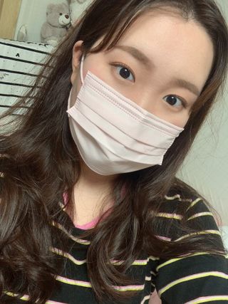에어에이드 컬러 덴탈 마스크 — 5점을 준 리뷰어가 2021년 8월 올린 사용 사진