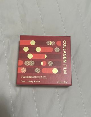 프리마인 귀족의 콜라겐, 92배 흡수율. 럭셔리 프리미엄 셀라브 콜라겐필름 30매 — 4점을 준 리뷰어가 2022년 4월 올린 사용 사진