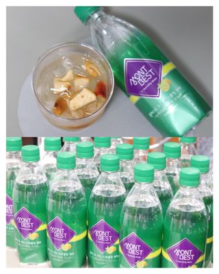 몽베스트 Montbest with Sparkling water Lemon OR Lime 20병(랜덤) — 4.5점을 준 리뷰어가 2021년 10월 올린 사용 사진