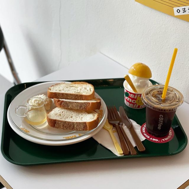 [오프커피] 아메리카노 + 레몬젤라또 + 크림치즈브레드 리뷰 사진