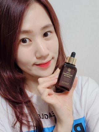 소담스퀘어 상암 솔포그 비타민 화이트닝 앰플 50ml 안티에이징 항산화 가미 잡티 트러블 세라마이드 — 4.5점을 준 리뷰어가 2022년 11월 올린 사용 사진
