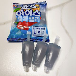 롯데제과 죠스바 아이스 톡톡 젤리 — 5점을 준 리뷰어가 2021년 10월 올린 사용 사진