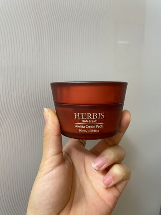 약손명가코스메틱 헤르비스 아로마 크림팩 50ml — 5점을 준 리뷰어가 2021년 2월 올린 사용 사진