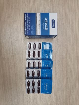 뉴트리션팩토리 비타프렙 오큐슈프림 루테인 오메가3 1050mg — 5점을 준 리뷰어가 2021년 8월 올린 사용 사진