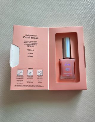 젤리핏 피치리페어 10ml 피치 컬러영양제 효과있는 손톱강화제 — 5점을 준 리뷰어가 2022년 7월 올린 사용 사진