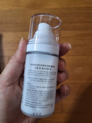 아이레시피 아쿠아피토플렉스 크림 인 토너 미스트 60ml — 5점을 준 리뷰어가 2023년 7월 올린 사용 사진