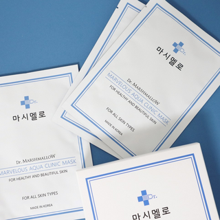 닥터마시멜로 닥터마스멜로 마블러스 아쿠아 클리닉 마스크 — 5점을 준 리뷰어가 2021년 2월 올린 사용 사진