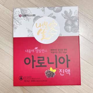 서울약사신협_내몸애생발란스아로니아_70ml x 30포 — 4.5점을 준 리뷰어가 2021년 7월 올린 사용 사진