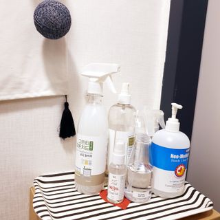 [엠메이데이] 그린티 피톤치드 감쪽같이 500ml + 손소독액 50ml — 5점을 준 리뷰어가 2022년 2월 올린 사용 사진