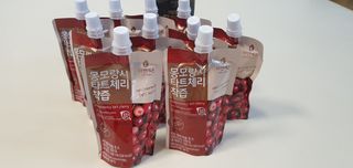자연에온 몽모랑시 타트체리 3종 세트 구성 - 저분자콜라겐젤리, NFC 착즙주스 — 5점을 준 리뷰어가 2021년 7월 올린 사용 사진