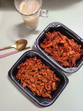 [닭집아들] 직화무뼈닭발 & 직화오돌뼈 — 5점을 준 리뷰어가 2023년 7월 올린 사용 사진