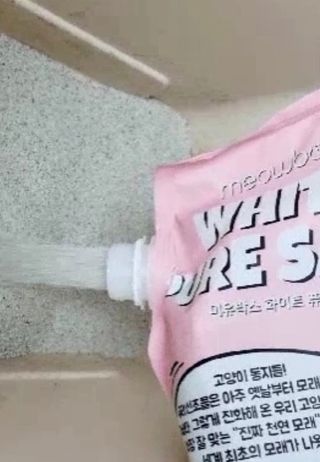 [미유박스] 화이트 퓨어 샌드 6kg — 5점을 준 리뷰어가 2024년 6월 올린 사용 사진