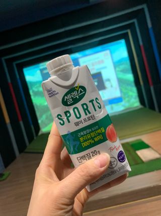 셀렉스스포츠 셀렉스 스포츠 웨이 프로틴 복숭아_ 330ml x 12팩 — 5점을 준 리뷰어가 2021년 3월 올린 사용 사진