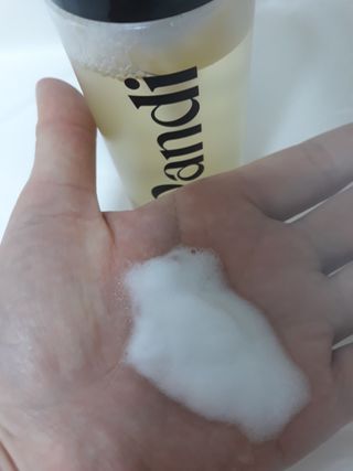 헤어플러스 콴디 아침세안제 폼클렌징 퓨어 어니스티 모닝클렌저 — 4.5점을 준 리뷰어가 2021년 3월 올린 사용 사진