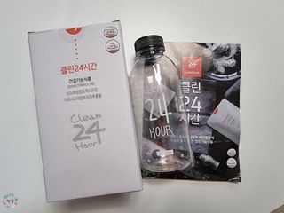 클린24시간 1BOX(5포) + 전용보틀(500ml) — 5점을 준 리뷰어가 2022년 7월 올린 사용 사진