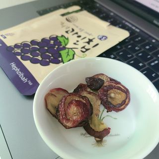 아비삭 과일칩 딸기, 감, 포도, 바나나 4종 — 3점을 준 리뷰어가 2021년 8월 올린 사용 사진