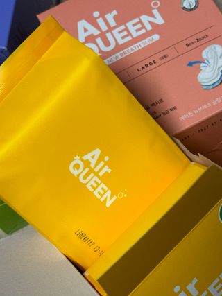 에어퀸 뉴브레스 유기농 생리대 4종 (팬티라이너 20P + 중형 10P + 대형 10P + 오버나이트 8P)_체험단 — 5점을 준 리뷰어가 2024년 6월 올린 사용 사진