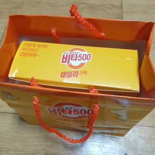 광동제약 [광동] 비타500데일리스틱 70포X2개 + 뚱랑이엽서 + 쇼핑백 증정 — 5점을 준 리뷰어가 2022년 1월 올린 사용 사진